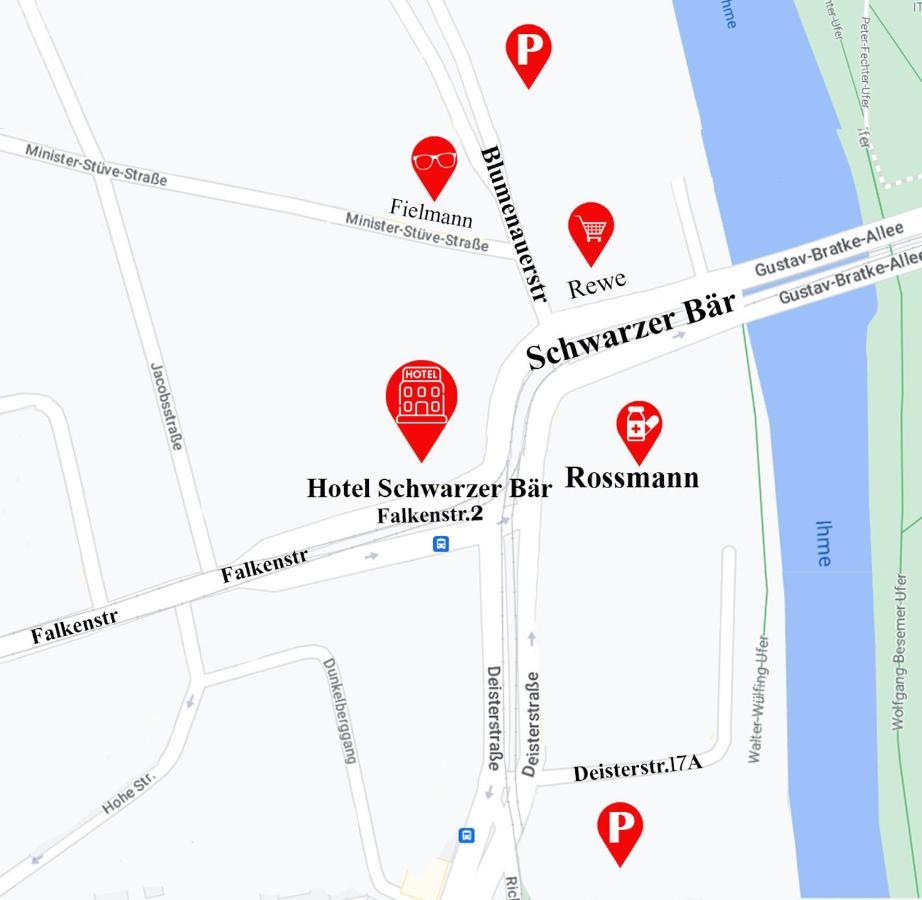 Hotel Schwarzer Baer Hanovra Exterior foto